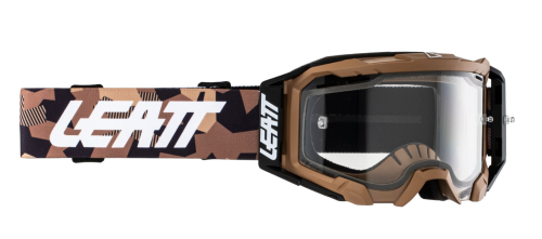 Очки Leatt Velocity 5.5 Enduro Stone Clear 83% (8024070310) фото в интернет-магазине FrontFlip.Ru