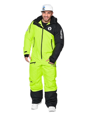 SNOW HEADQUARTER Горнолыжный комбинезон мужской AA-0216 Лимонный фото в интернет-магазине FrontFlip.Ru