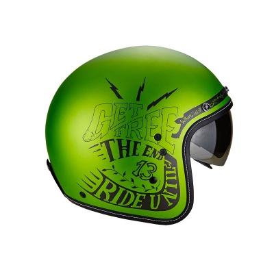 [SCORPION EXO] Мотошлем BELFAST FENDER, цвет Зеленый/Черный фото в интернет-магазине FrontFlip.Ru