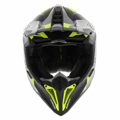 Мотошлем AIROH AVIATOR 3 GLORY YELLOW MATT Кросс-эндуро Карбон фото в интернет-магазине FrontFlip.Ru