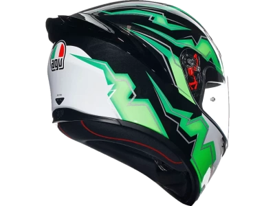AGV Шлем K-1 E2206 KRIPTON BLACK/GREEN фото в интернет-магазине FrontFlip.Ru