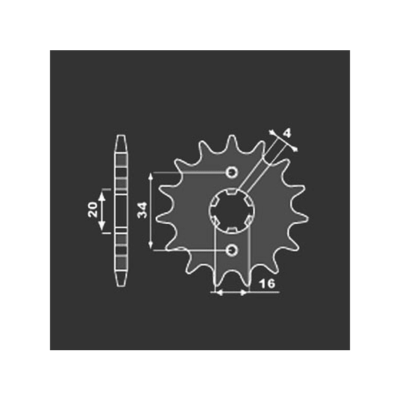 PBR Звезда передняя    263-14 фото в интернет-магазине FrontFlip.Ru