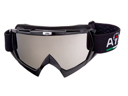 Очки кроссовые AiM 634-100 Black Glossy фото в интернет-магазине FrontFlip.Ru