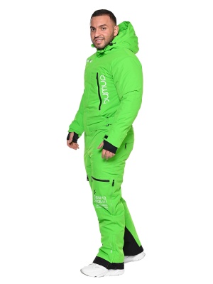 SNOW HEADQUARTER Снегоходный комбинезон мужской A-89017 Салатовый фото в интернет-магазине FrontFlip.Ru