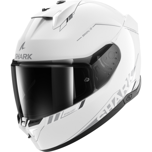 Шлем Shark SKWAL i3 BLANK SP White/Silver/Anthracite фото в интернет-магазине FrontFlip.Ru