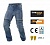 STARKS EF56 Мотоджинсы SAVAGE , муж., Slim fit, Enzim wash, Синий