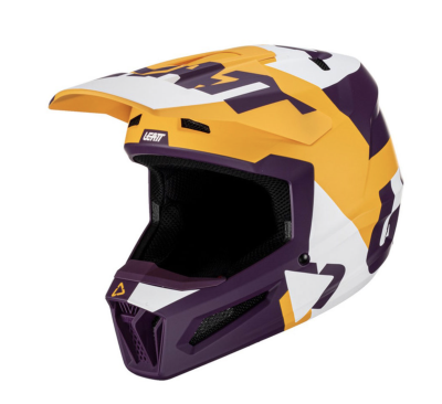 Мотошлем Leatt Moto 2.5 Helmet Indigo фото в интернет-магазине FrontFlip.Ru