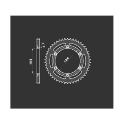 PBR Звезда задняя    4488-51   (сталь) фото в интернет-магазине FrontFlip.Ru