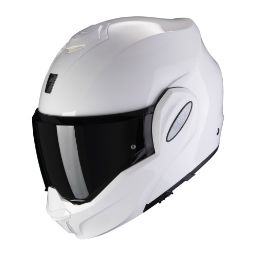 [SCORPION EXO] Мотошлем EXO-TECH EVO SOLID, цвет Белый фото в интернет-магазине FrontFlip.Ru
