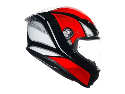 AGV Шлем K-6 E2206 HYPHEN BLACK/RED/WHITE фото в интернет-магазине FrontFlip.Ru
