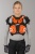 Защита панцирь+ шея подростковый Leatt Fusion Vest Junior 2.0 Orange фото в интернет-магазине FrontFlip.Ru