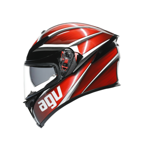 Шлем AGV K-5 S MULTI Tempest Black/Red фото в интернет-магазине FrontFlip.Ru