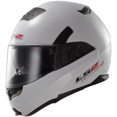 Мотошлем LS2 FF393 CONVERT GLOSS WHITE фото в интернет-магазине FrontFlip.Ru