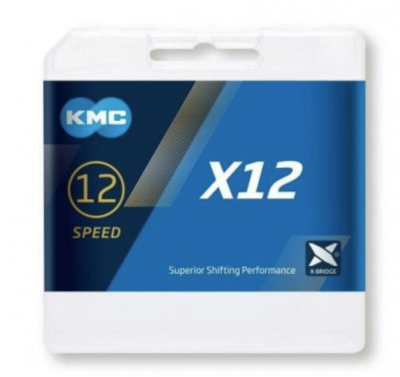 Цепь KMC X12 Ti-N 12ск. 126L Gold (BX12TI126) фото в интернет-магазине FrontFlip.Ru
