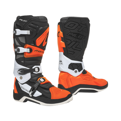 FORMA Ботинки PILOT BLACK/ORANGE/WHITE фото в интернет-магазине FrontFlip.Ru