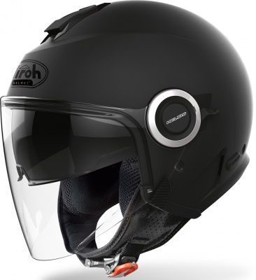 AIROH шлем открытый HELIOS COLOR BLACK MATT фото в интернет-магазине FrontFlip.Ru