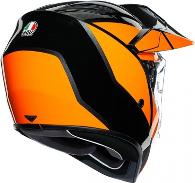 Шлем AGV AX-9 MULTI Trail Gunmetal/Orange фото в интернет-магазине FrontFlip.Ru