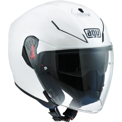 Шлем AGV K-5 JET MONO Pearl White фото в интернет-магазине FrontFlip.Ru