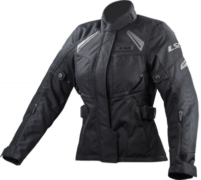 LS2 Мотокуртка женская PHASE LADY JACKET черный фото в интернет-магазине FrontFlip.Ru
