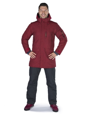 Куртка A-8751 Бордовый фото в интернет-магазине FrontFlip.Ru