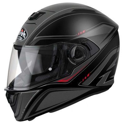 AIROH шлем интеграл STORM SPRINTER BLACK MATT фото в интернет-магазине FrontFlip.Ru