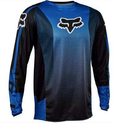 Мотоджерси Fox 180 Leed Jersey Blue фото в интернет-магазине FrontFlip.Ru