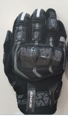 Перчатки кожаные Scoyco MC109 (Carbon) Black фото в интернет-магазине FrontFlip.Ru