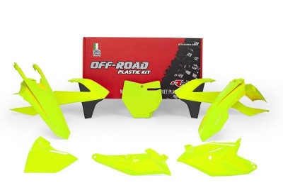 RTech Комплект пластика KTM SX85 18 желтый неон (moto parts) фото в интернет-магазине FrontFlip.Ru