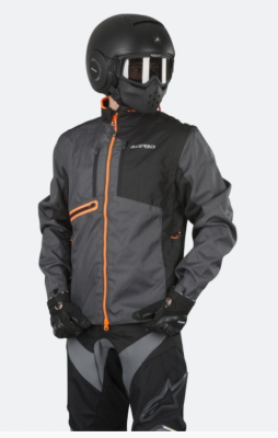 Куртка Acerbis ENDURO Black/Orange фото в интернет-магазине FrontFlip.Ru