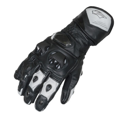 [RUSH] Перчатки SPITFIRE кожа, цвет Черный/Белый фото в интернет-магазине FrontFlip.Ru