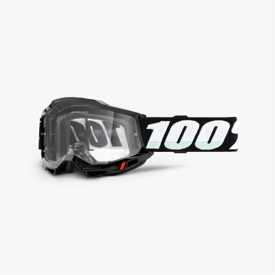 Очки 100% Accuri 2 Goggle Black / Clear Lens (50221-101-01) фото в интернет-магазине FrontFlip.Ru