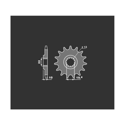 PBR Звезда передняя    435-13 фото в интернет-магазине FrontFlip.Ru