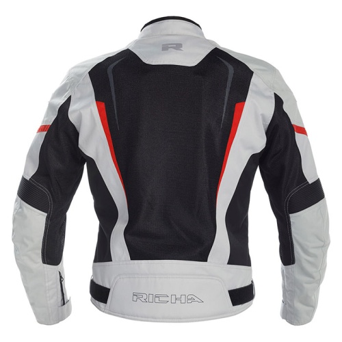 RICHA Куртка AIRSTRIKE II BLK/GRAY/RED фото в интернет-магазине FrontFlip.Ru