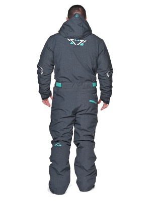 SNOW HEADQUARTER Горнолыжный комбинезон мужской A-89001 Серый фото в интернет-магазине FrontFlip.Ru