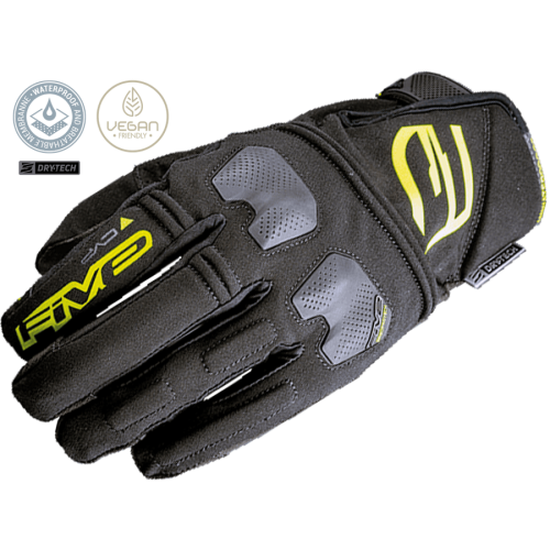 FIVE Перчатки E WP black/fluoyellow фото в интернет-магазине FrontFlip.Ru