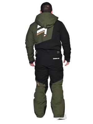 SNOW HEADQUARTER Снегоходный комбинезон мужской A-89007 Хаки фото в интернет-магазине FrontFlip.Ru