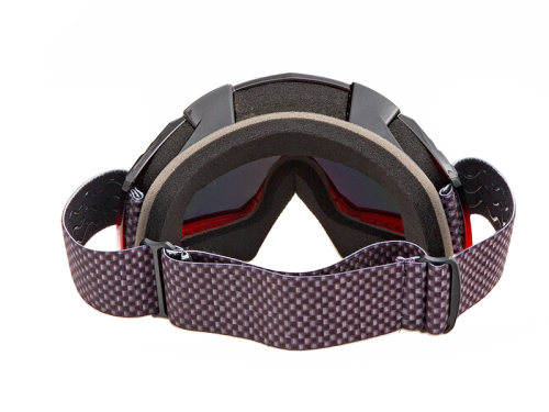 Очки кроссовые AiM (PRO) 157-500 Black-Red Glossy фото в интернет-магазине FrontFlip.Ru