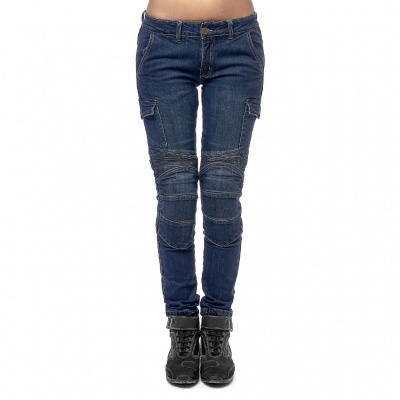 MOTEQ Джинсы с кевларом Nargiz Women Синий фото в интернет-магазине FrontFlip.Ru