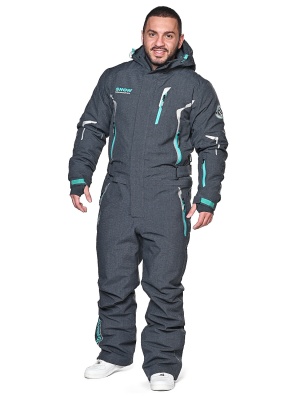 SNOW HEADQUARTER Снегоходный комбинезон мужской A-89001 Серый фото в интернет-магазине FrontFlip.Ru