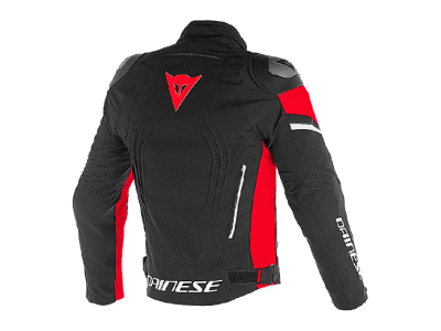 DAINESE Куртка ткань RACING 3 D-DRY 684 BLK/BLK/RED фото в интернет-магазине FrontFlip.Ru