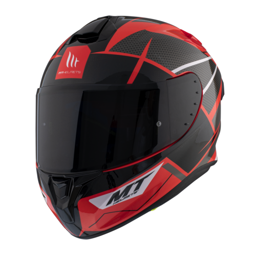 Шлем MT TARGO PRO PODIUM D5 Gloss Red фото в интернет-магазине FrontFlip.Ru