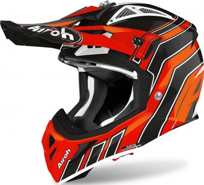 AIROH шлем кросс AVIATOR ACE ART ORANGE GLOSS фото в интернет-магазине FrontFlip.Ru
