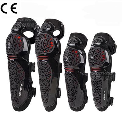 Наколенники + налокотники Scoyco K30H30-C (TPU) (комплект) Black фото в интернет-магазине FrontFlip.Ru