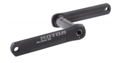 Шатуны Rotor Aldhu 3D+ Crank Arms Black 175mm (C02-102-21010-0) фото в интернет-магазине FrontFlip.Ru