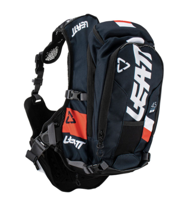 Рюкзак-гидропак защита панцирь Leatt Moto 4.5 Hydra Chest Protector Black/Red фото в интернет-магазине FrontFlip.Ru