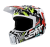 Мотошлем подростковый Leatt Moto 3.5 Junior Helmet Zebra фото в интернет-магазине FrontFlip.Ru