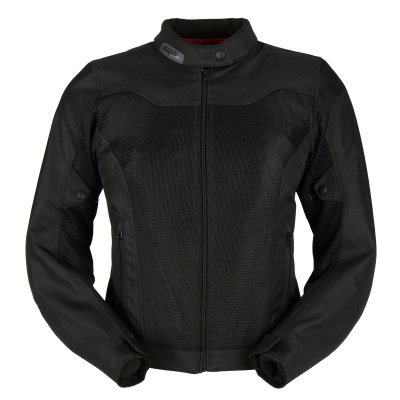 [FURYGAN] Мотокуртка женская GENESIS MISTRAL LADY EVO 3 текстиль, цвет Черный фото в интернет-магазине FrontFlip.Ru