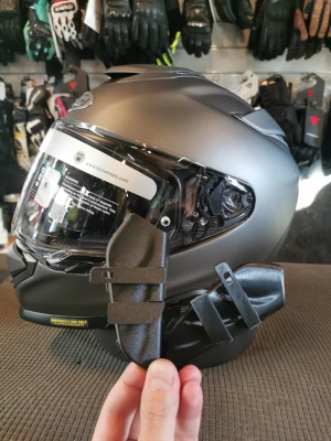 Универсальное крепление гарнитуры CARDO для шлема HJC (CARBON) фото в интернет-магазине FrontFlip.Ru