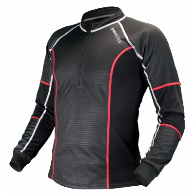 MOTEQ Термокофта Resolute Черный/Красный фото в интернет-магазине FrontFlip.Ru
