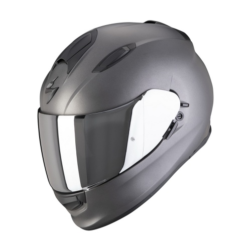[SCORPION EXO] Мотошлем EXO-491 SOLID, цвет Антрацит Матовый фото в интернет-магазине FrontFlip.Ru